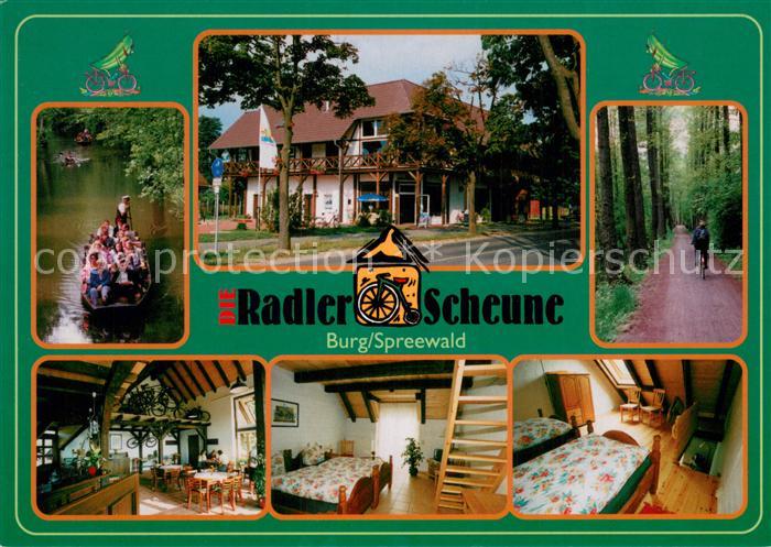 Burg Spreewald Radlerscheune Gaestehaus Pension Kahnfahrt Waldweg