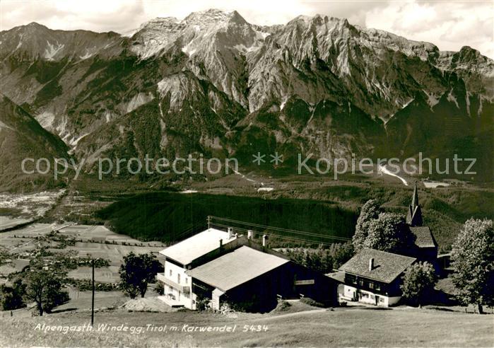 Seefeld Tirol Alpengasthof Windegg See Alpenpanorama