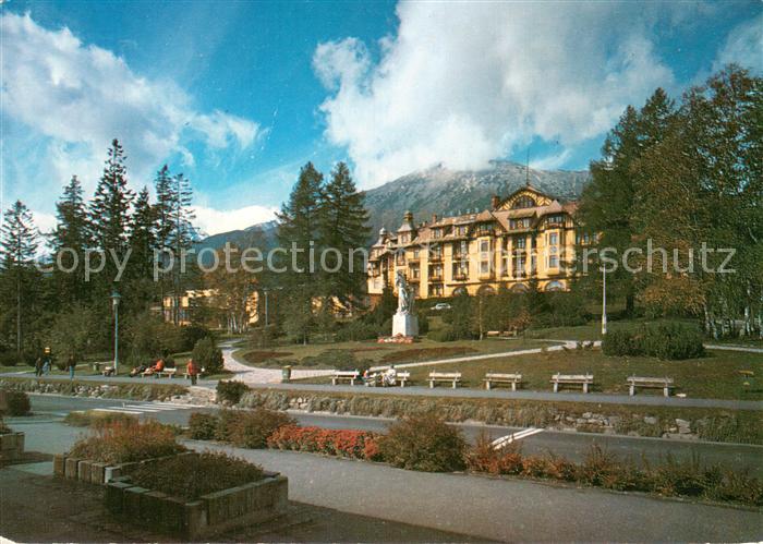 Starom Smokovci Slovakia Hotel Grand Parkanlagen Denkmal