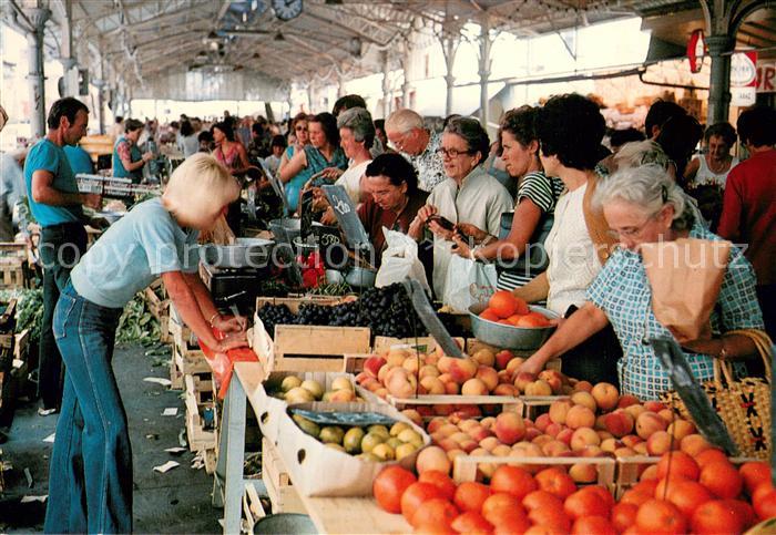 Antibes Alpes Maritimes Cours Massena Marché