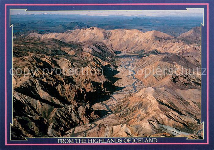 Landmannalaugar Iceland Fliegeraufnahme