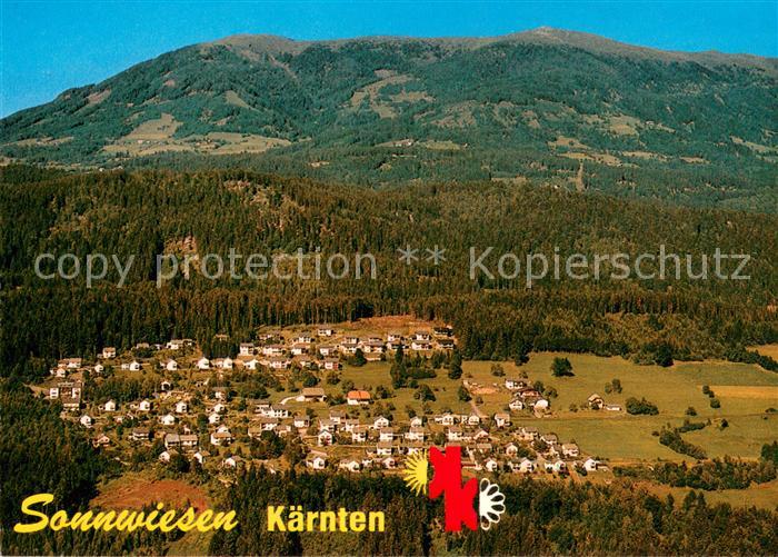 Kaernten Region Fliegeraufnahme Sonnwiesen