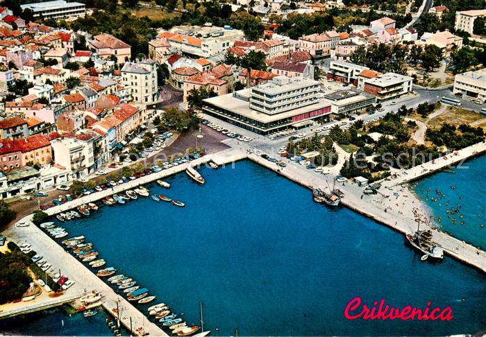 Crikvenica Kroatien Fliegeraufnahme