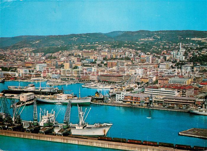 Rijeka Fiume Hafen Teilansicht