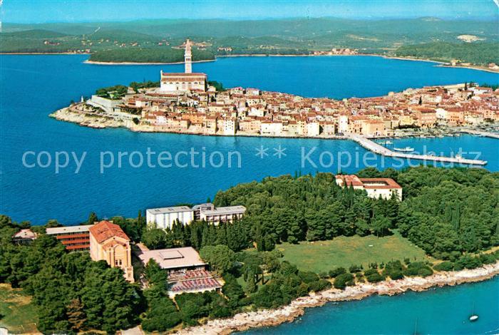 Rovinj Rovigno Istrien Fliegeraufnahme