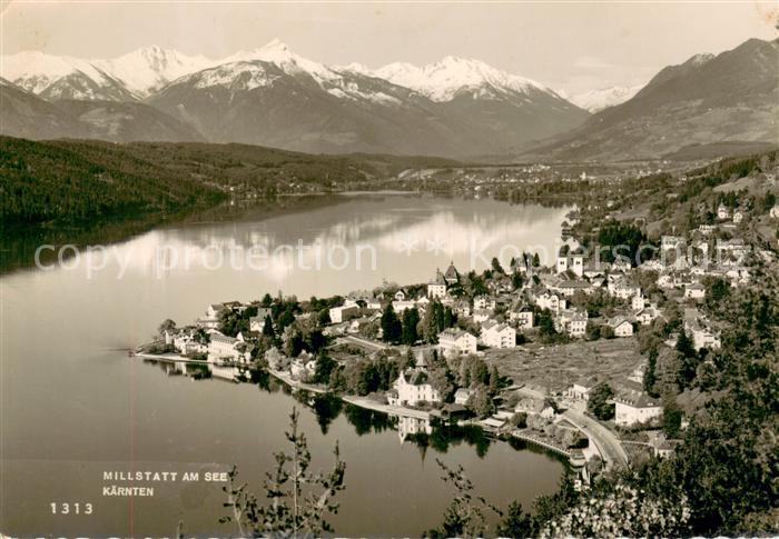 Millstatt Millstaettersee Panorama See Berge