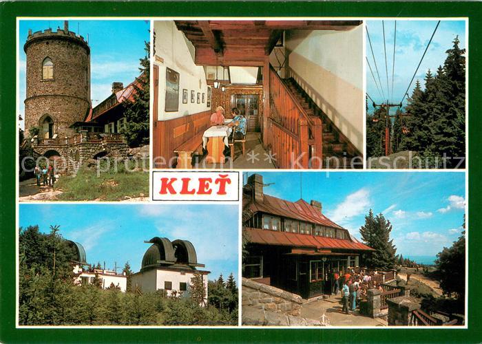 Klet CZ Teilansichten Gondel Burg