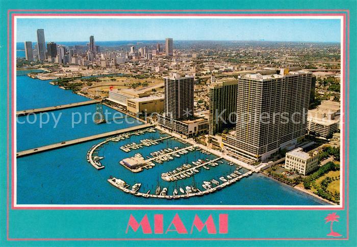 Miami Florida Fliegeraufnahme Marriott on Biscayne Bay