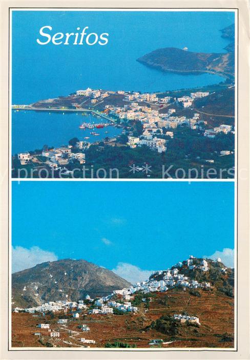 Serifos Greece Fliegeraufnahme