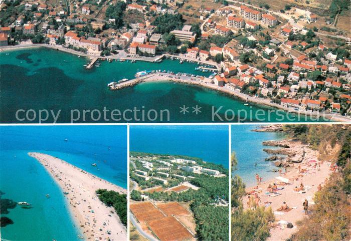 Bol Otok Brac Croatia Fliegeraufnahme Teilansichten Panorama