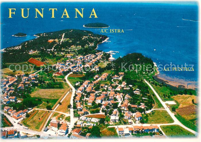 Funtana Croatia Fliegeraufnahme Panorama