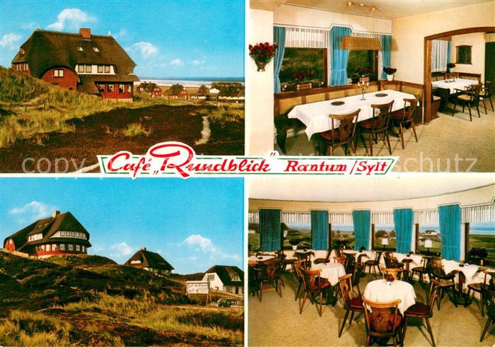 Rantum Sylt Restaurant-Cafe Rundblick Teilansichten