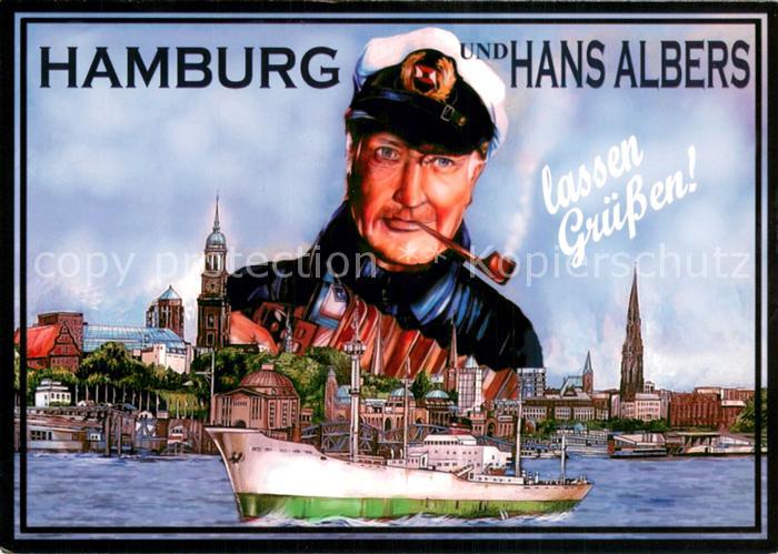 HAMBURG  CITY Grusskarte