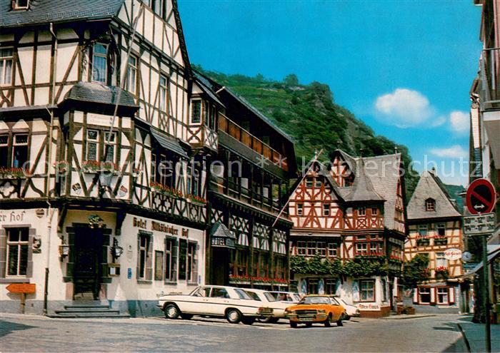 Bacharach Rhein Alter Marktplatz Fachwerkhaeuser