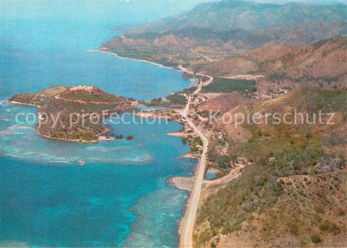 Santiago de Cuba Fliegeraufnahme Carretera Santiago de Cuba Pilon Oriente