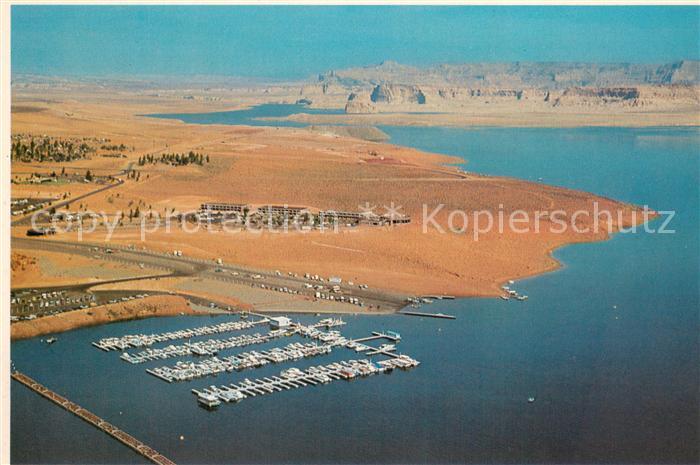 Page Arizona Fliegeraufnahme Lake Powell Wahweap Lodge and Marina