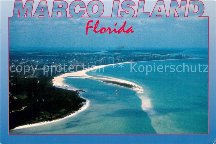 Marco Island Florida Fliegeraufnahme Panorama Golf von Mexico