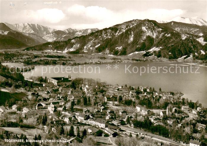 Tegernsee Bayern Blauberge und Hirschberg