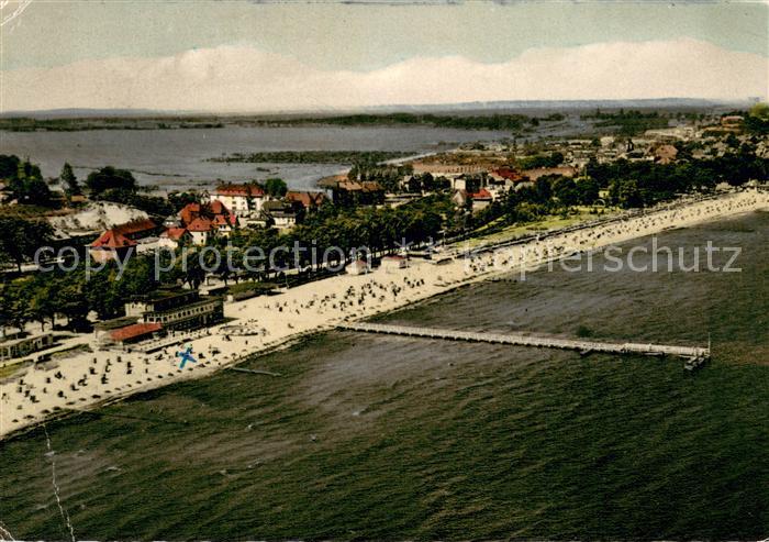 Eckernfoerde Ostseebad Fliegeraufnahme Panorama