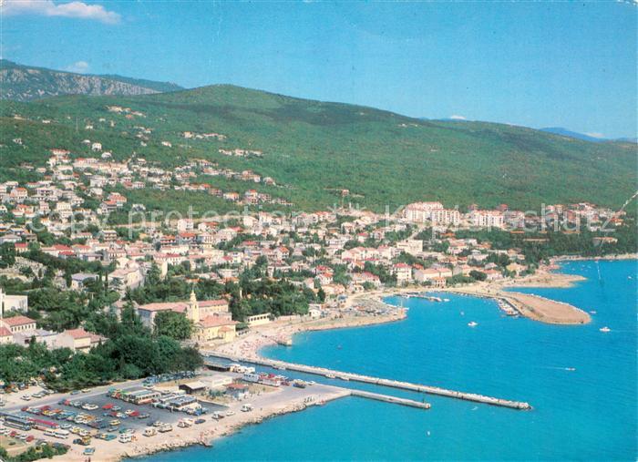 Crikvenica Kroatien Fliegeraufnahme Panorama