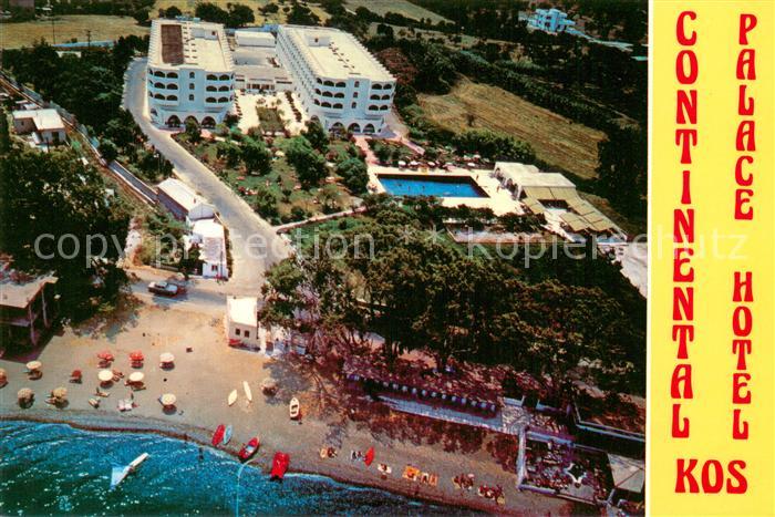 Kos Fliegeraufnahme continental Palace Hotel