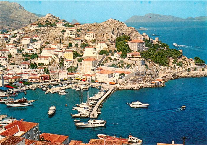 Hidra Hydra Greece Teilansicht Bucht