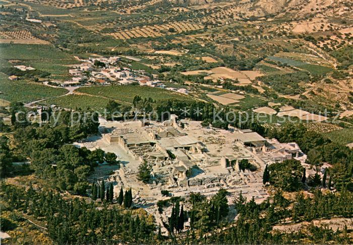 Cnossos Cnosse Kreta Fliegeraufnahme Palast