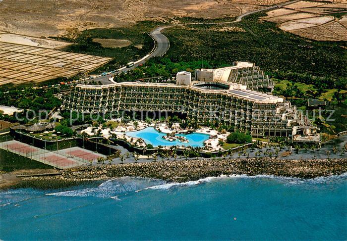 Lanzarote Kanarische Inseln ES Fliegeraufnahme Hotel Las Salinas