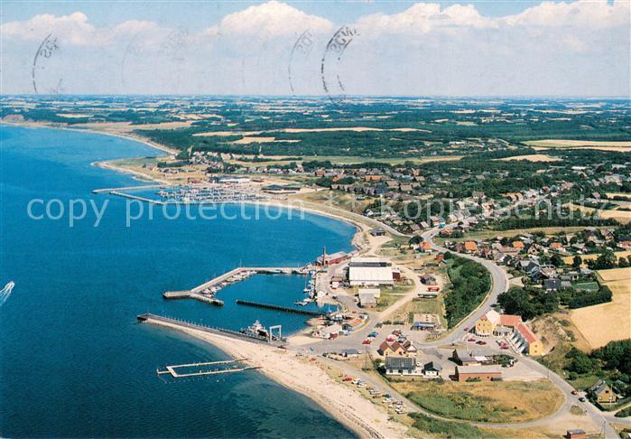 Hvalpsund Denmark Fliegeraufnahme Strandpanorama