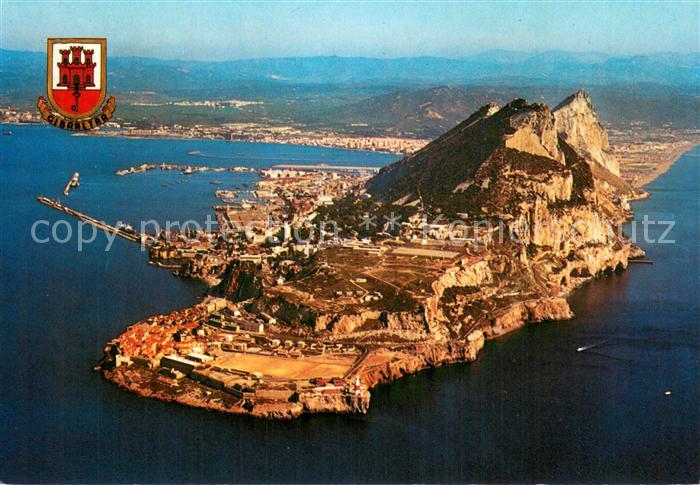 Gibraltar Fliegeraufnahme The Rock-El Penon