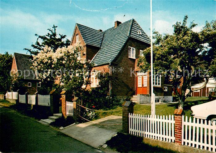 Norddorf Amrum Haus Fallen Anker Aussenansicht