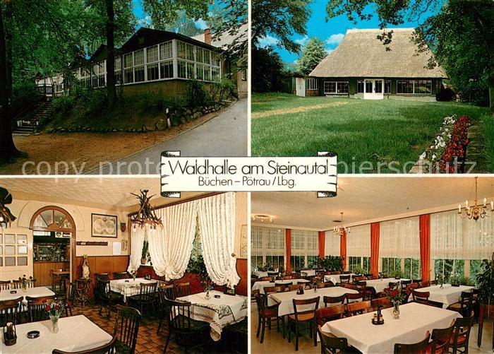 Buechen Lauenburg Waldhalle am Steinautal Teilansichten