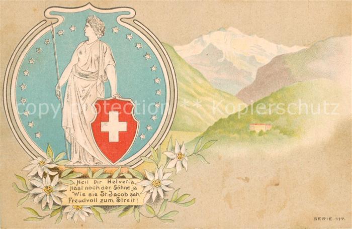 Helvetia Schweiz Helvetia serie 117