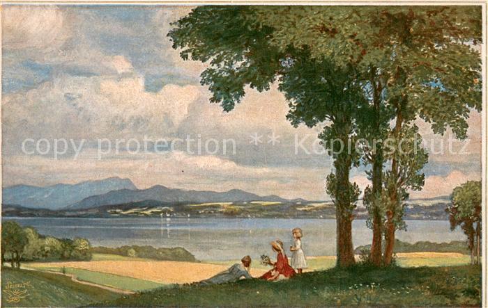 Verlag Primus Nr. 5025 Familie am See
