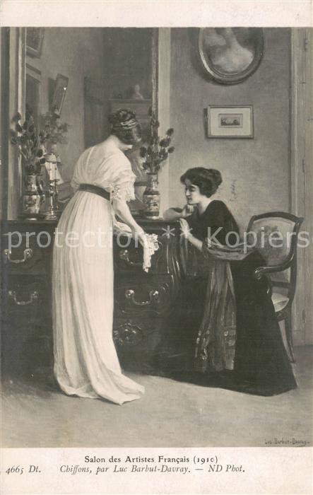 Verlag Salon de 1910 Nr. ND 4663 Chiffons par Luc Barbut Davray