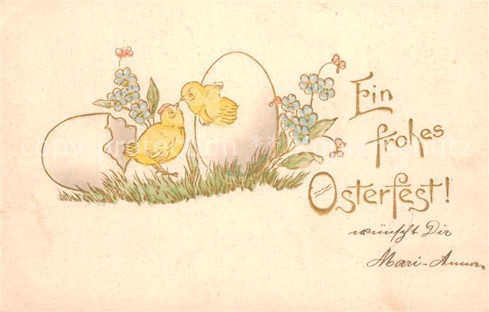 Ostern Easter Paques Litho Osterfest