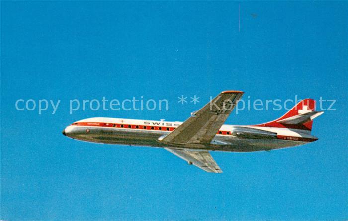 Flugzeuge Zivil Swissair Caravelle