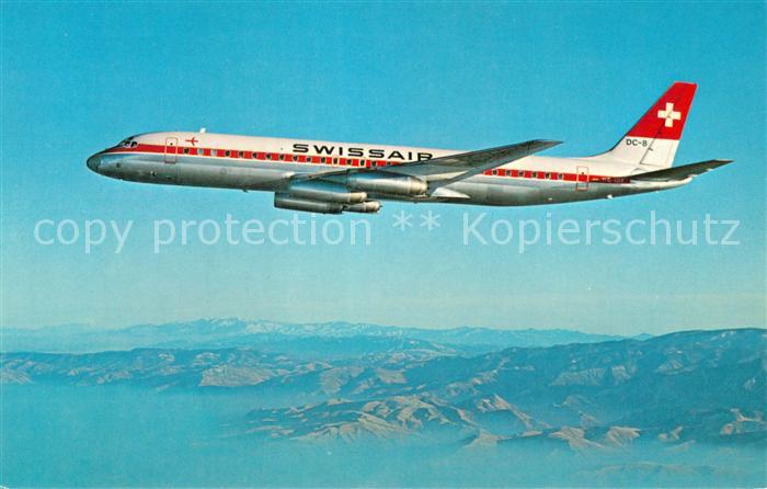 Flugzeuge Zivil Swissair DC 8 62