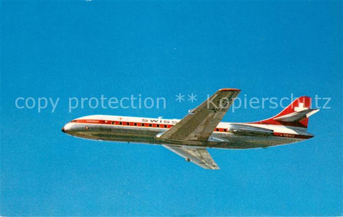 Flugzeuge Zivil Swissair Caravelle