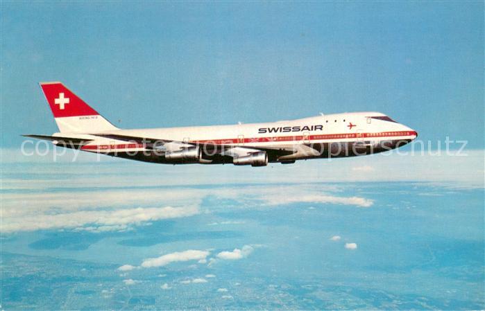 Flugzeuge Zivil Swissair Boeing 747 B