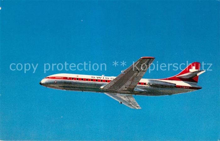 Flugzeuge Zivil Swissair Caravelle