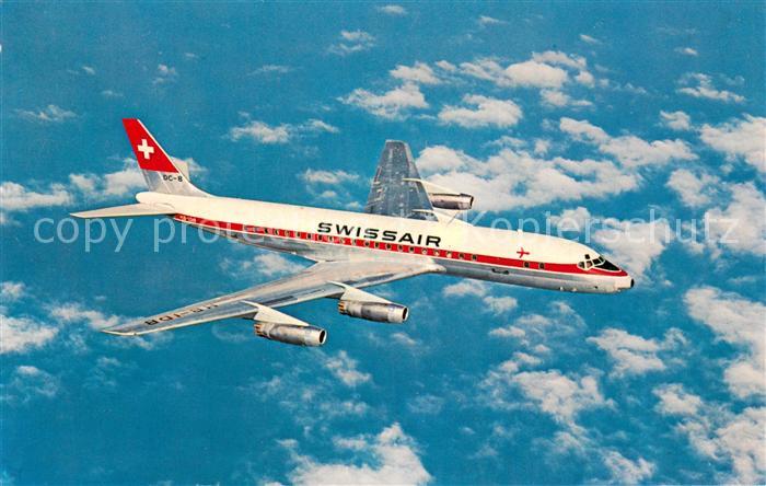 Flugzeuge Zivil Swissair Douglas DC 8