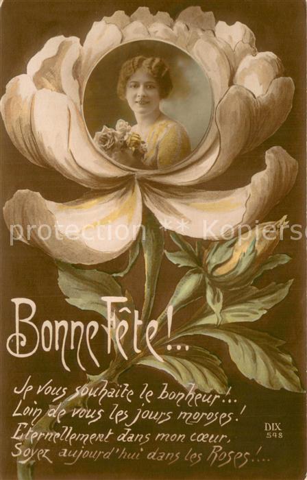 Verlag DIX Paris Nr. 548 Bonne Fete