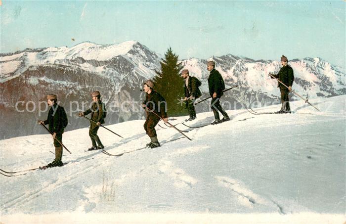 Skifahren Bergwanderwer Ski