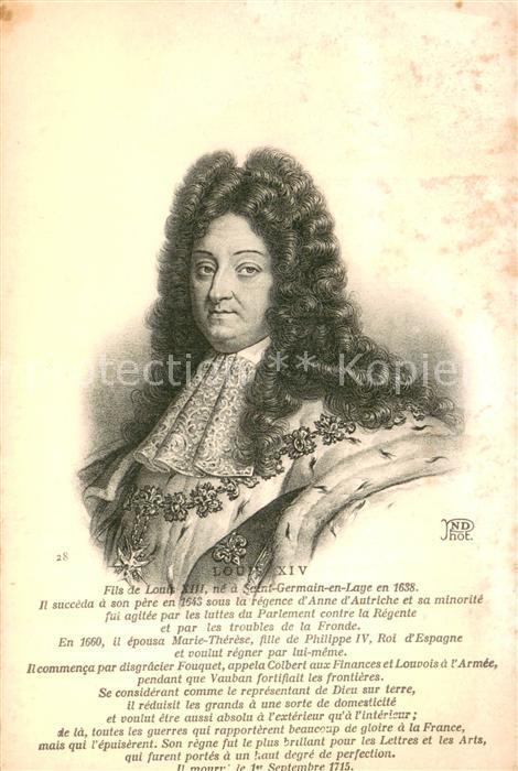 Persoenlichkeiten ND 28 Louis XIV