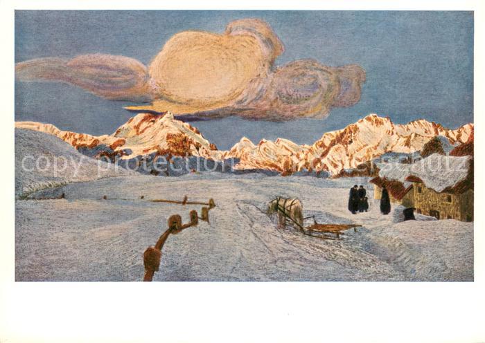 Segantini Giovanni Nr.1595 Vergehen La Morte