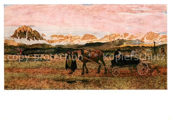 Segantini Giovanni Rueckkehr ins Heimatland