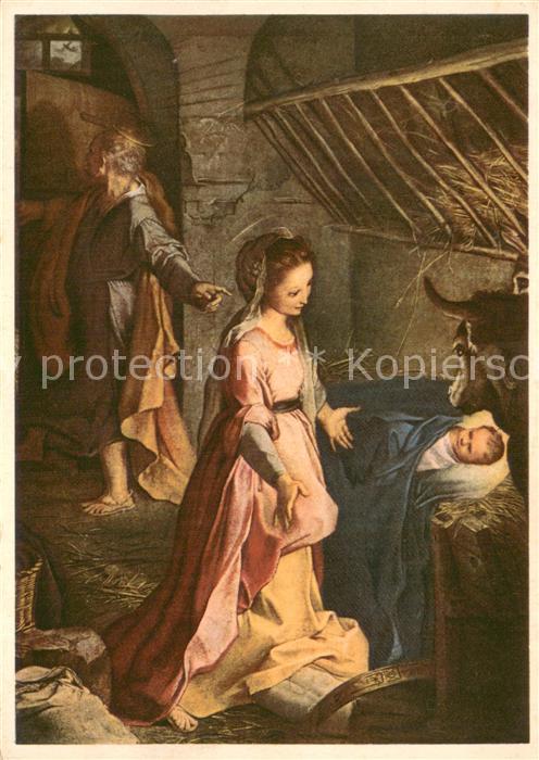 Krippe Weihnachten Jesus in Krippe