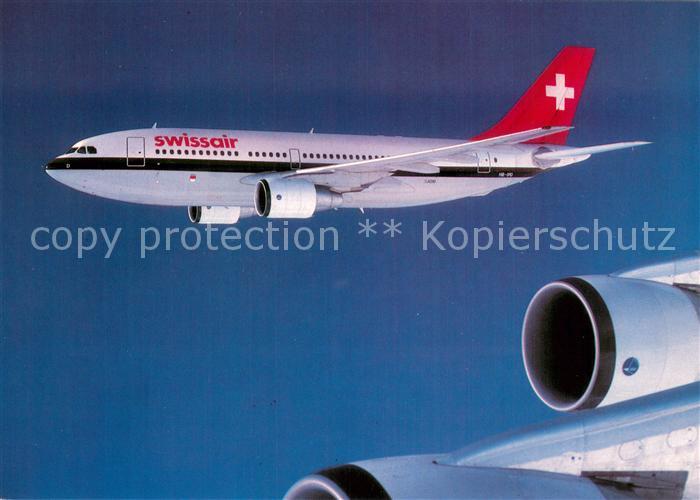 Flugzeuge Zivil Swissair Airbus A 310 221