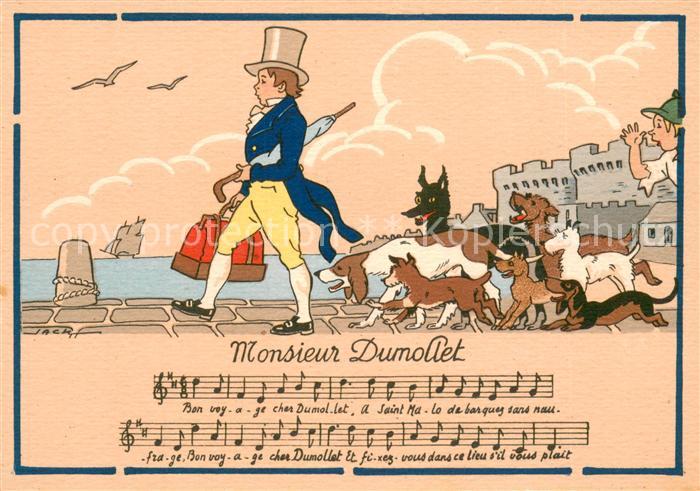 Liederkarte Monsieur Dumollet
